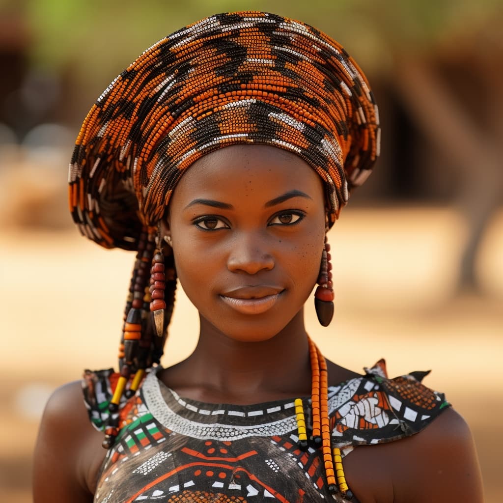 Mossi woman from Mossiland (Burkina Faso)