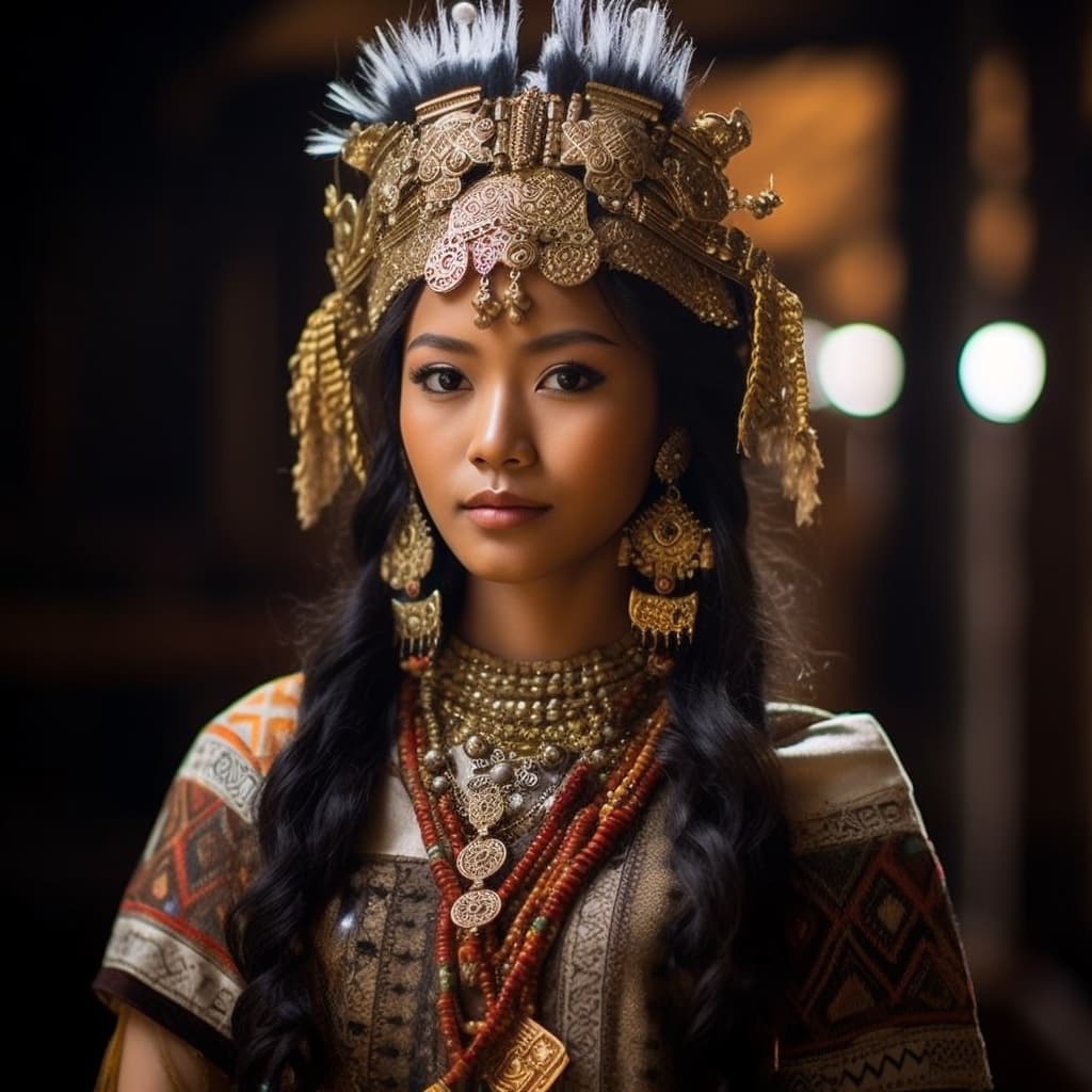 Munanese woman from Muna (Indonesia)