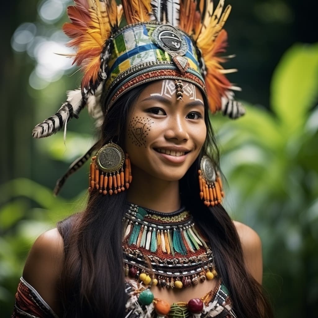 Murut woman from Murutia (Malaysia)