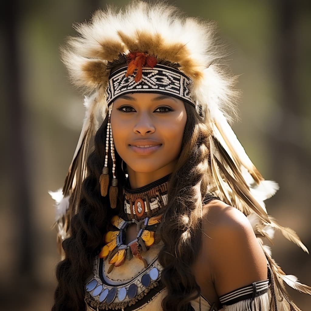 Muscogee woman from United States (Alabama, Tennessee, Georgia)