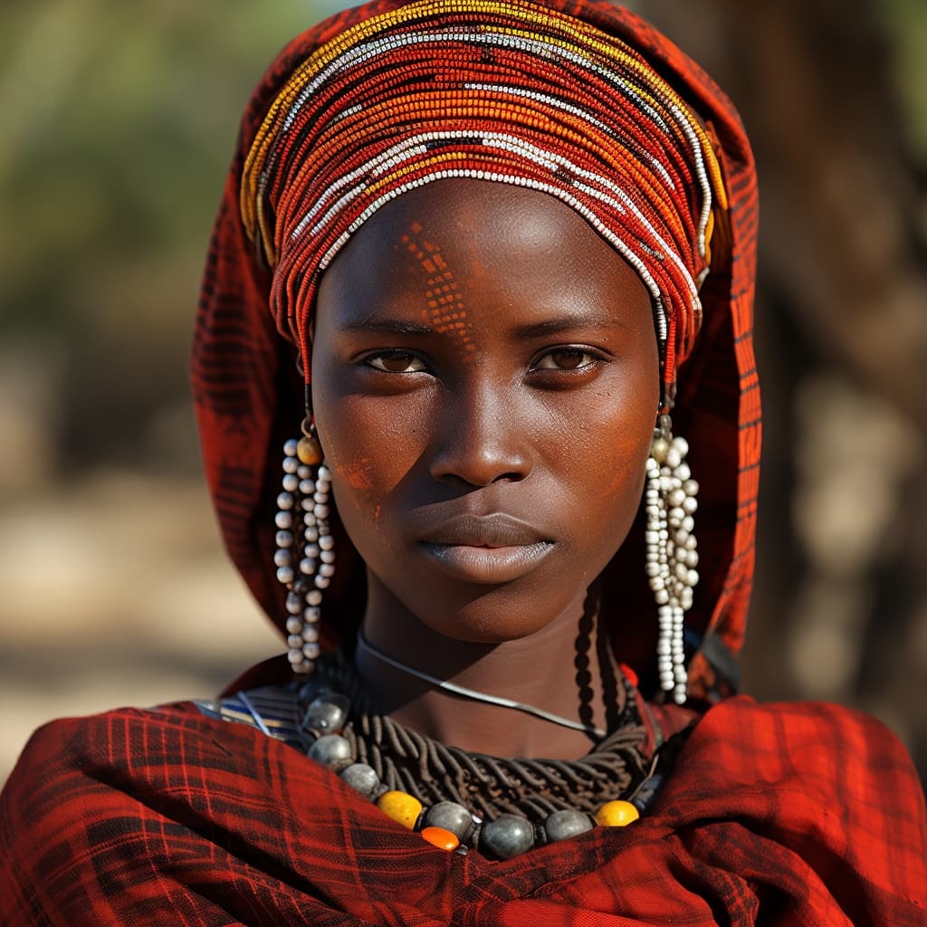 Mwera woman from Tanzania (Mtwara and Ruvuma Regions)