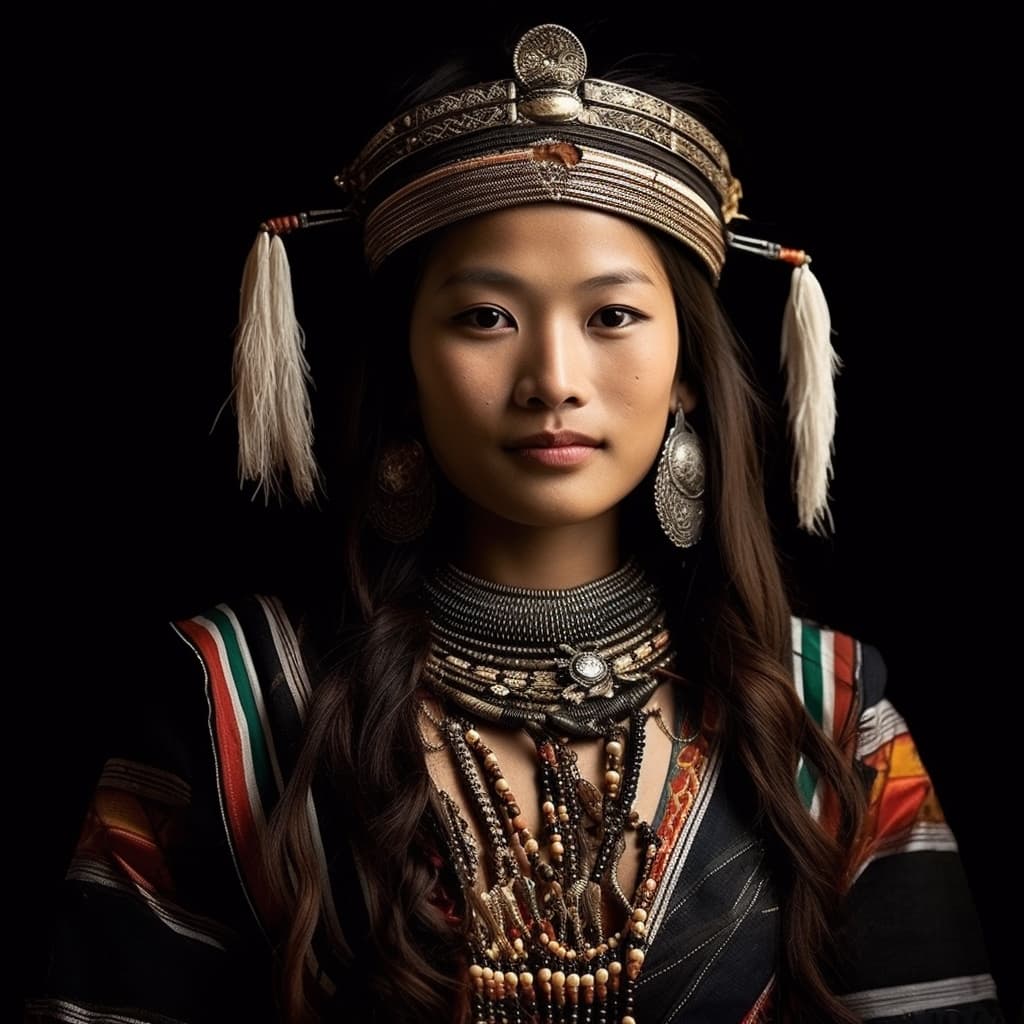 Naga woman from India (Nagaland, Manipur, Arunachal Pradesh, Assam), Myanmar (Naga Self-Administered Zone)