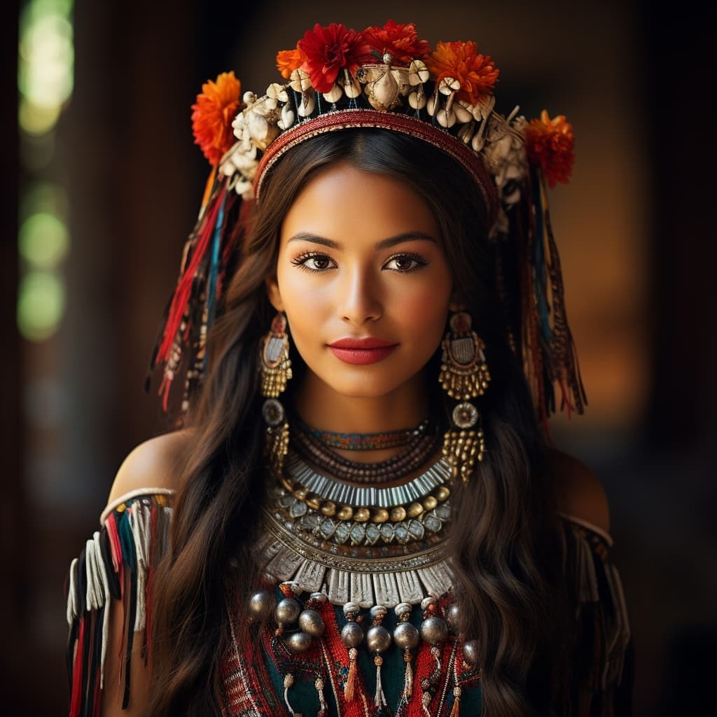 Nahuas woman from Mexico