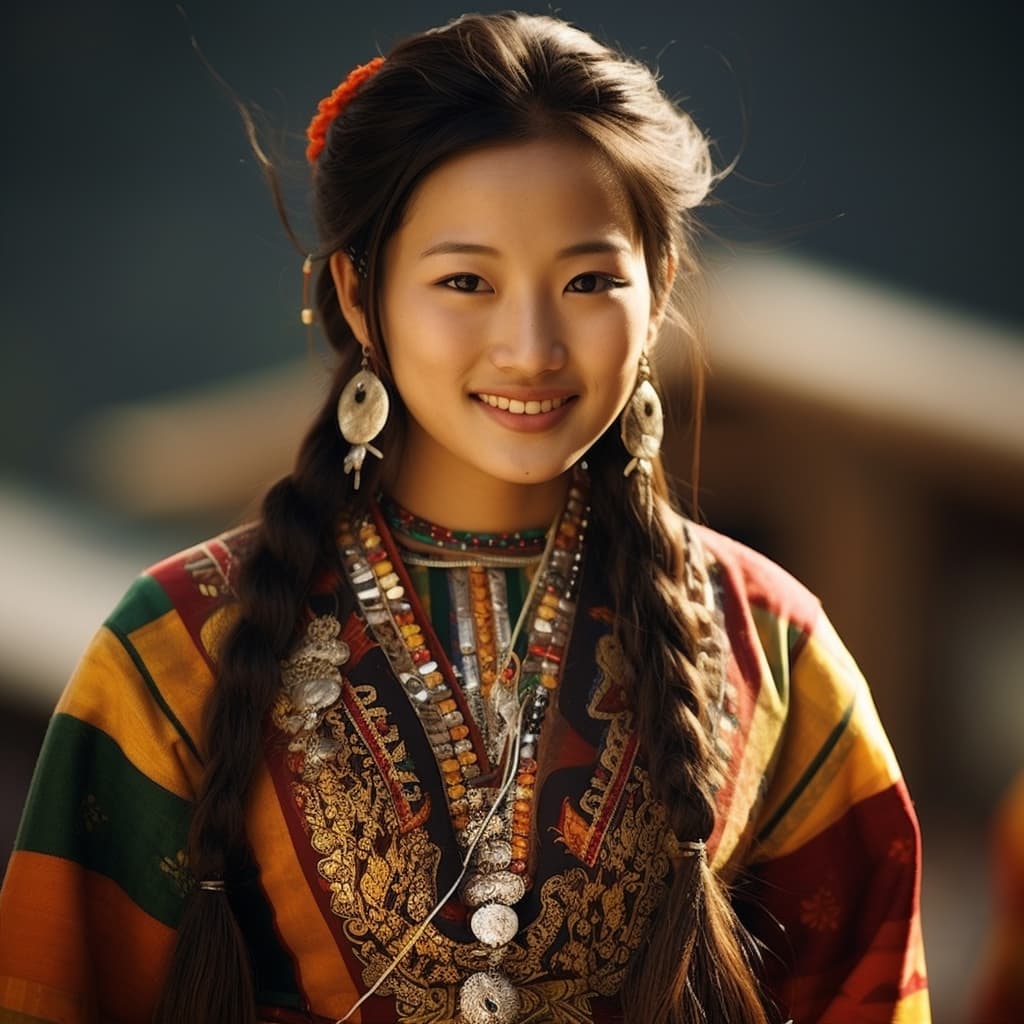 Ngalop woman from Bhutan