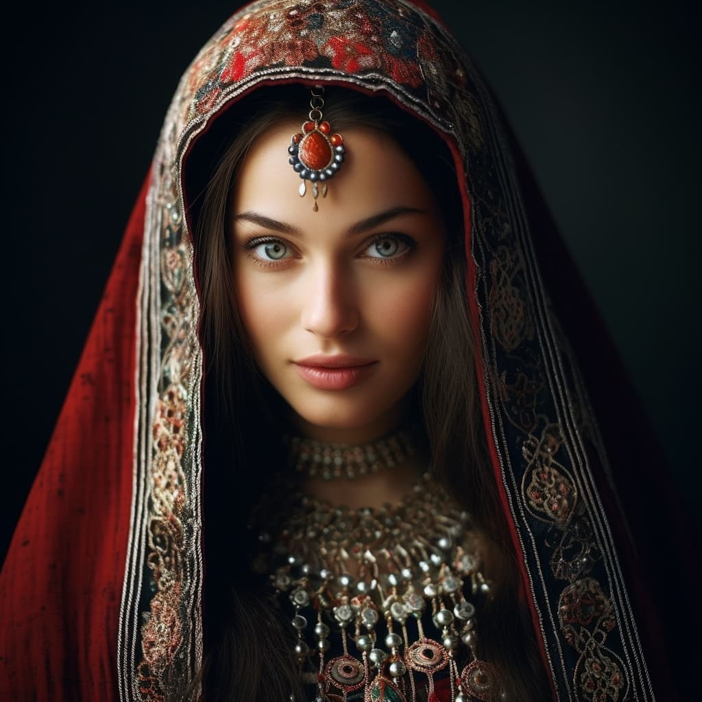 Nogais woman from Russia (Stavropol Krai, Dagestan)