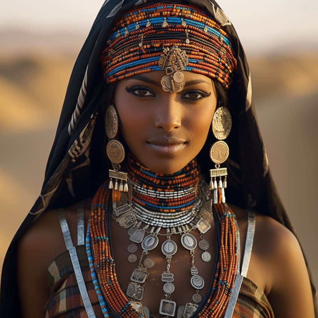 Nubians woman from Nubia (Egypt, Sudan)