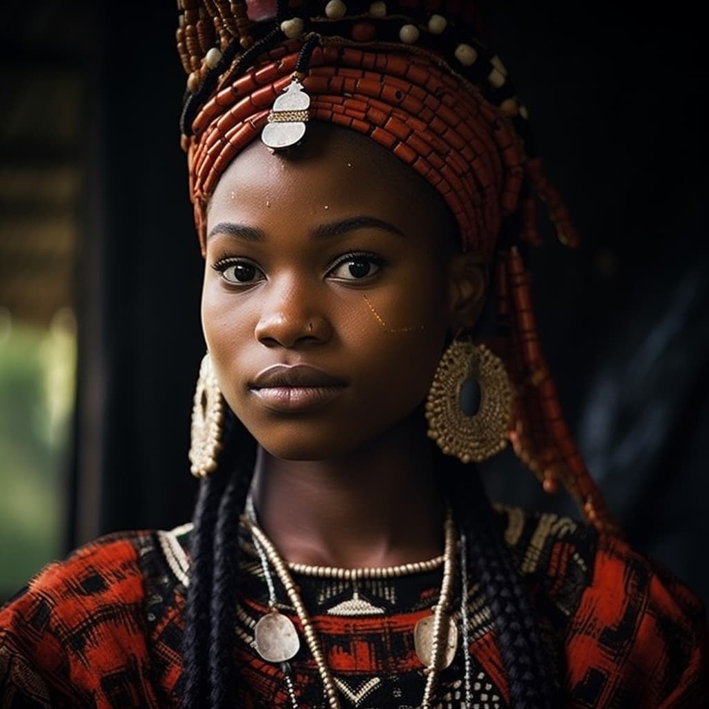Ogoni woman from Ogoniland (Nigeria)