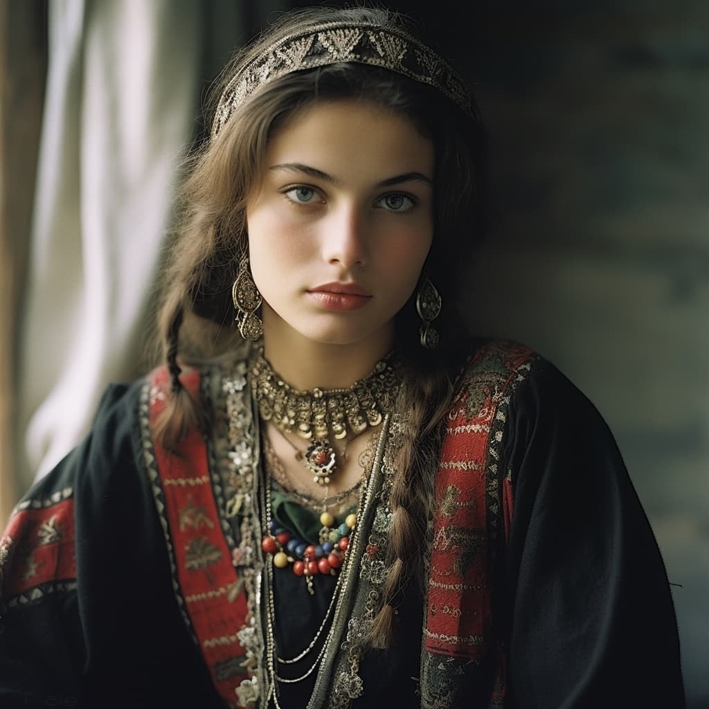 Ossetians woman from South Ossetia, North Ossetia-Alania (Russia) — Central Asia