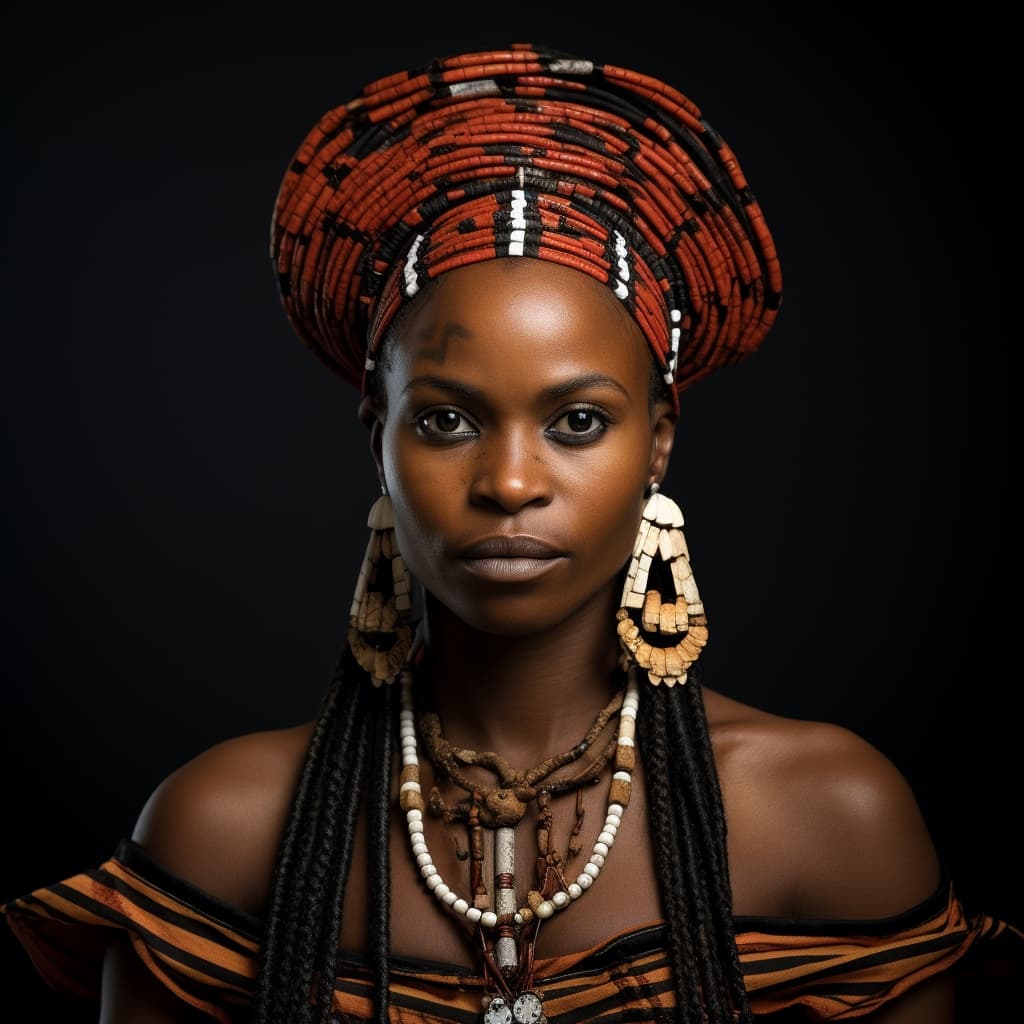 Ovimbundu woman from Angola