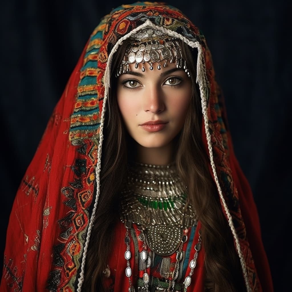 Pashayi woman from Afghanistan (Laghman, Kapisa and Nangarhar Provinces)