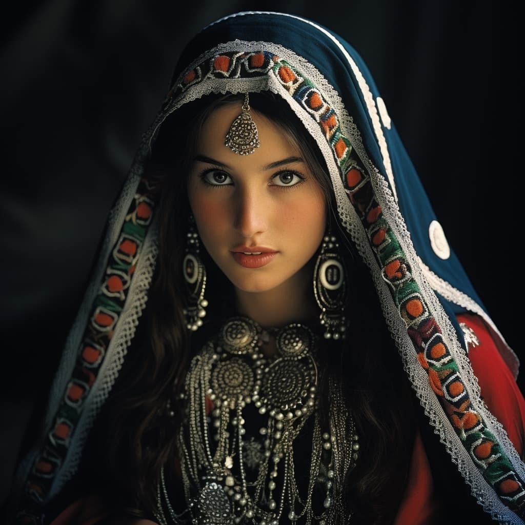 Pashtuns woman from Pashtunistan (Afghanistan, Pakistan)