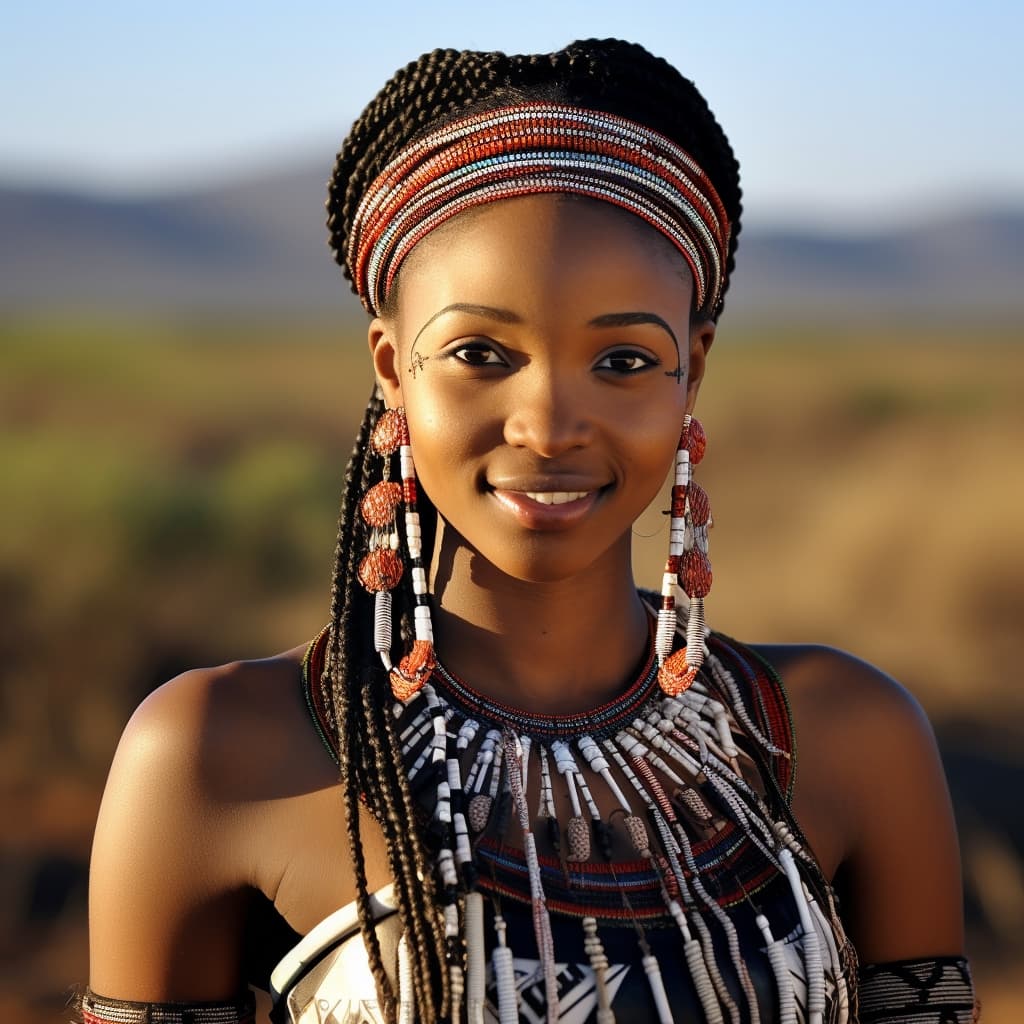 Pedi woman from Limpopo (South Africa)