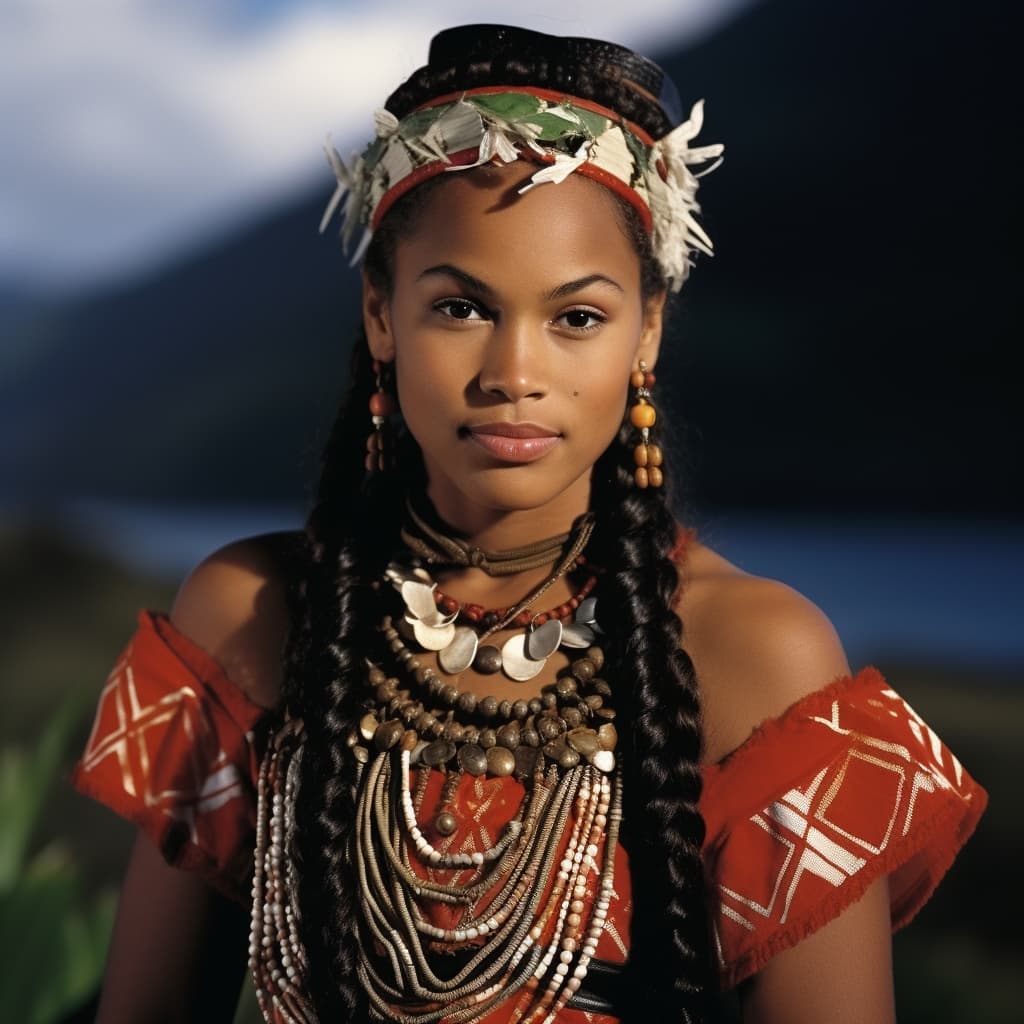 Pitcairn Islanders woman from Pitcairn Island