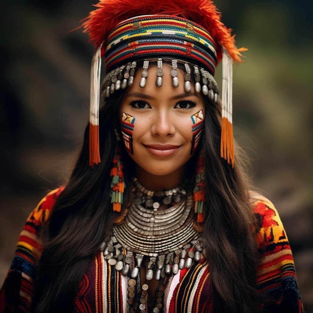 Quechua woman from Peru, Bolivia, Ecuador