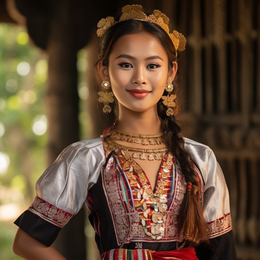 Rakhine woman from Rakhine State (Myanmar)