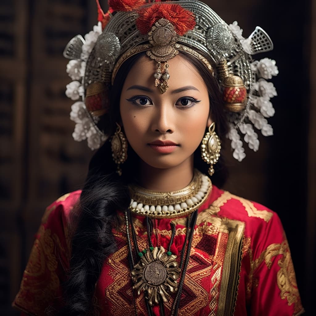 Rejangese woman from Rejang Lebong Regency (Indonesia)