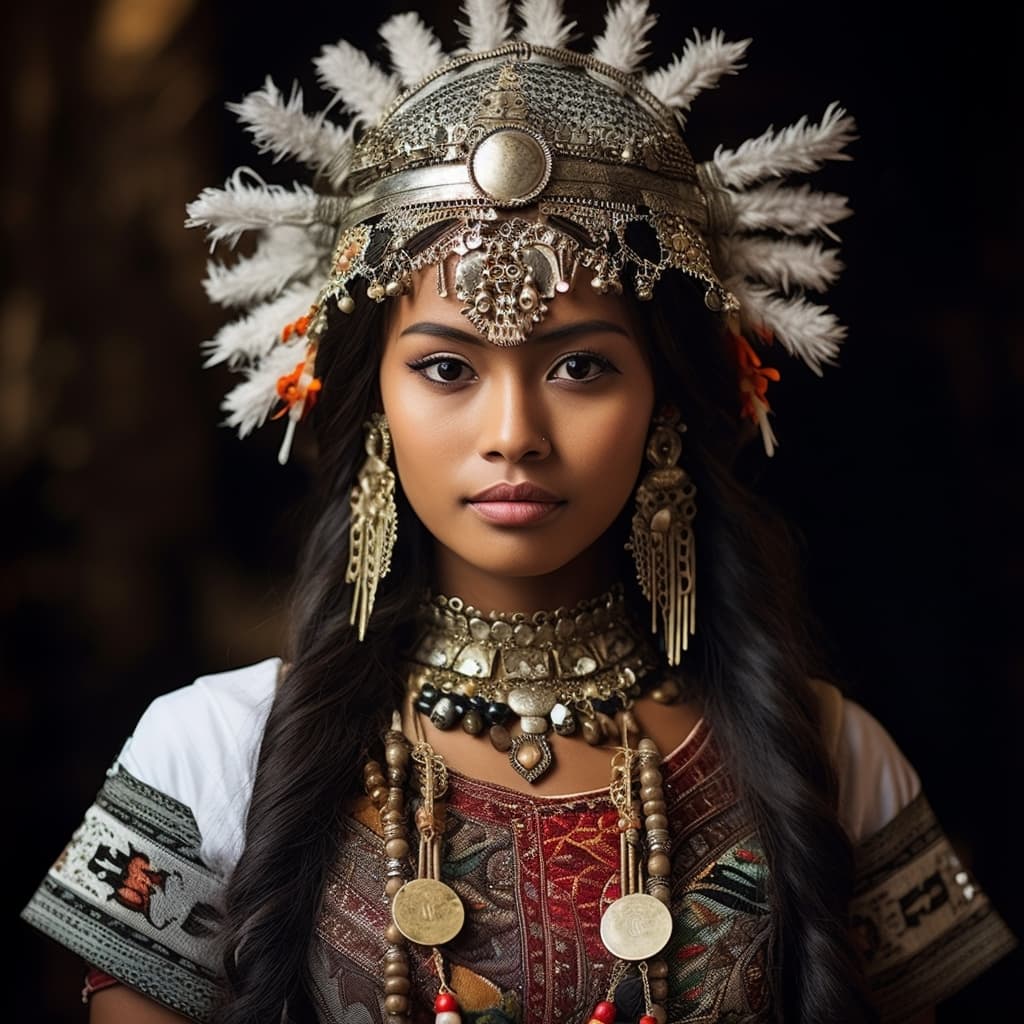 Savu woman from Savu (Indonesia)