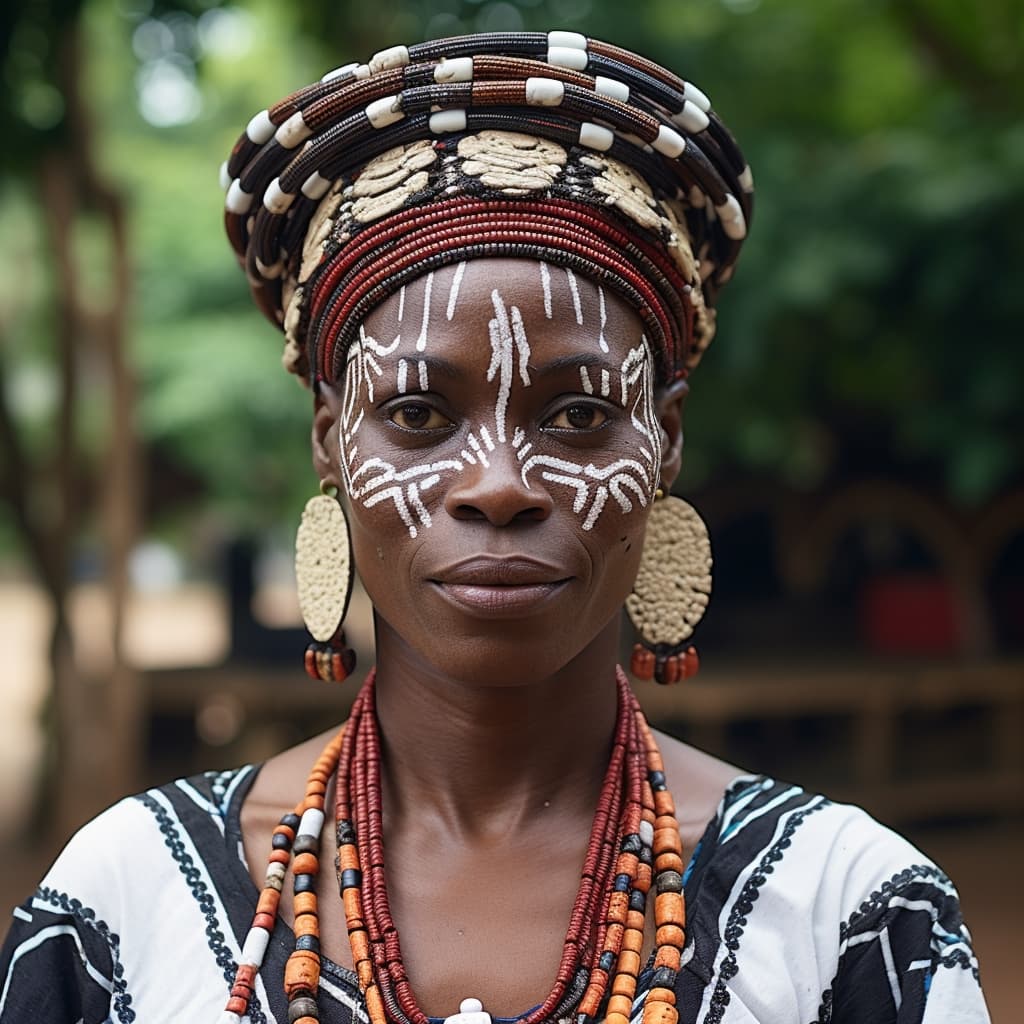 Sherbro woman from Sherbro Island (Sierra Leone)