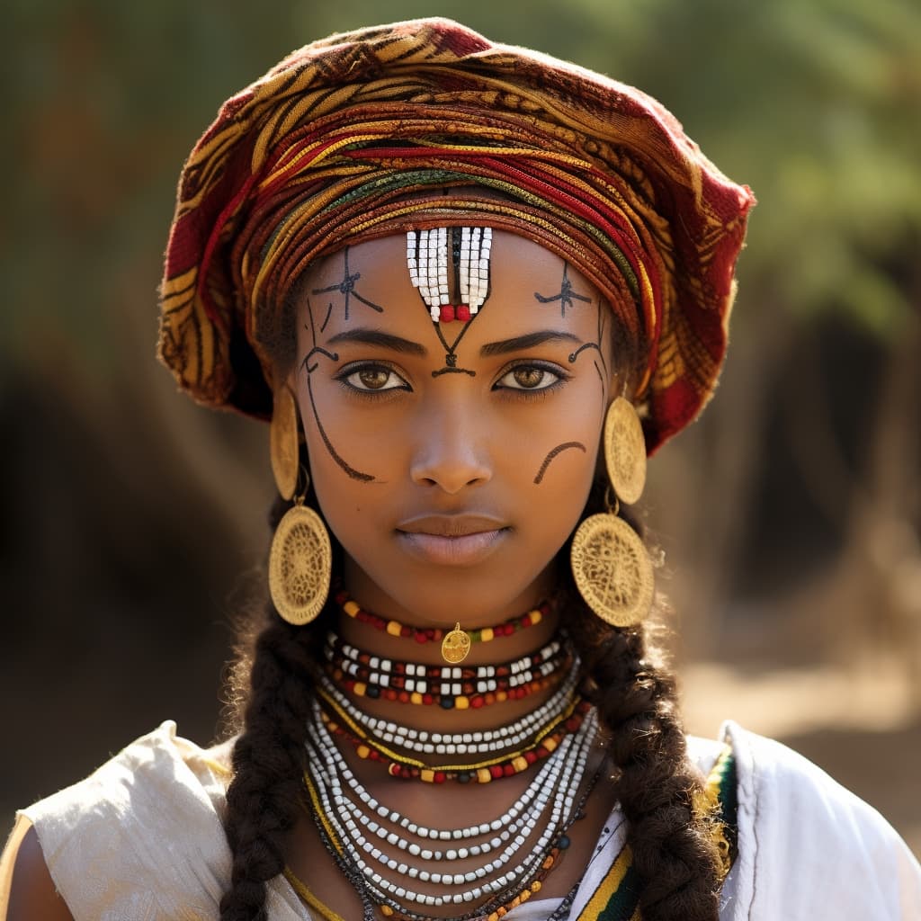 Sidama woman from Sidamia (Ethiopia)