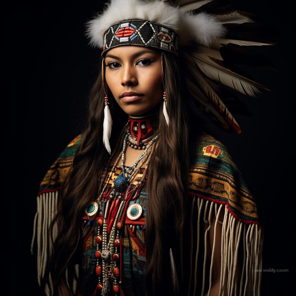 Sioux woman from Lakotah (United States)