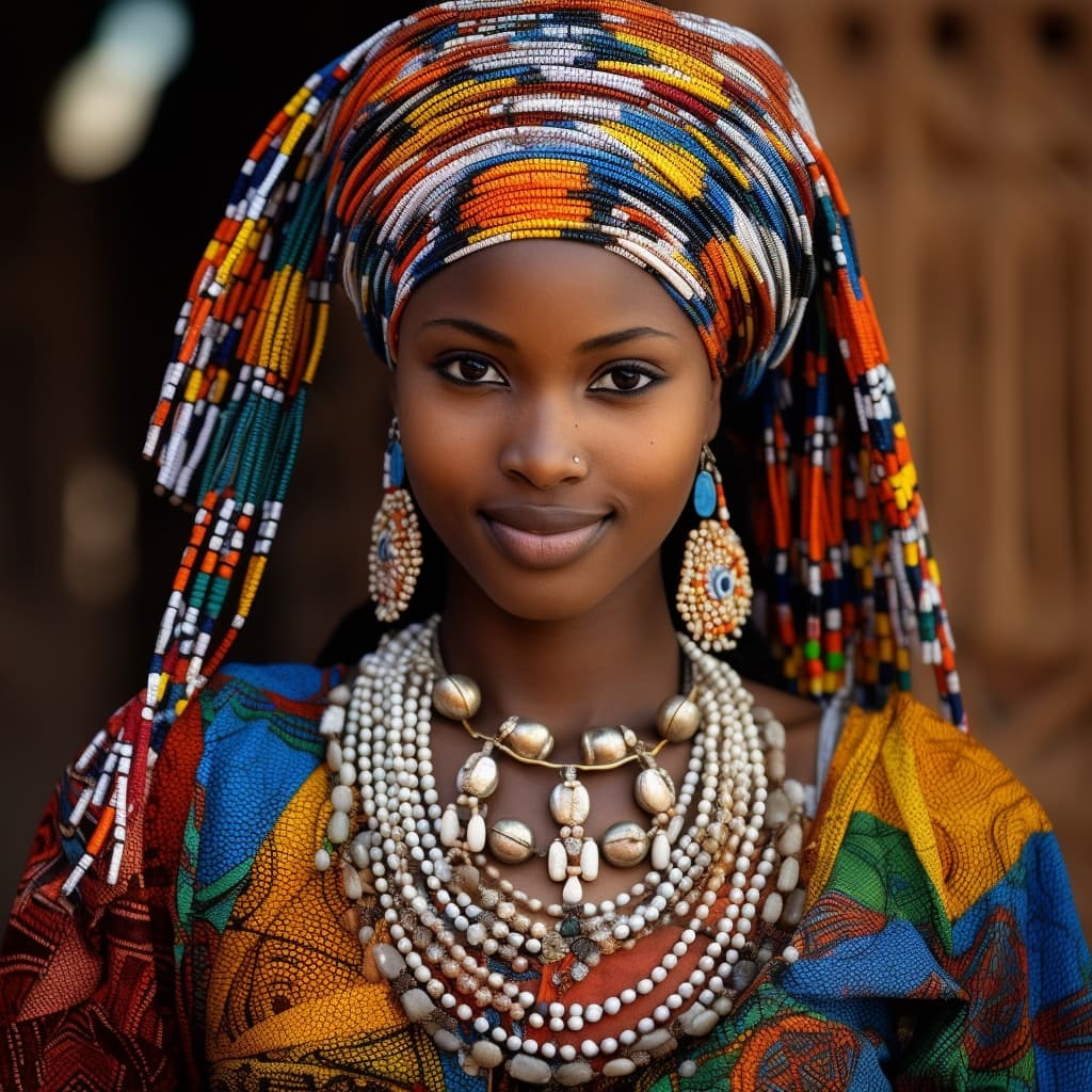 Songhai woman from Mali, Niger
