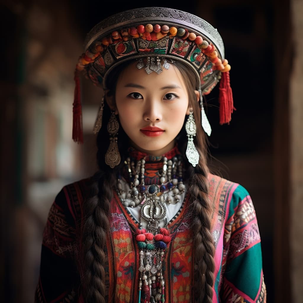 Sui woman from Sandu Shui Autonomous County (China)