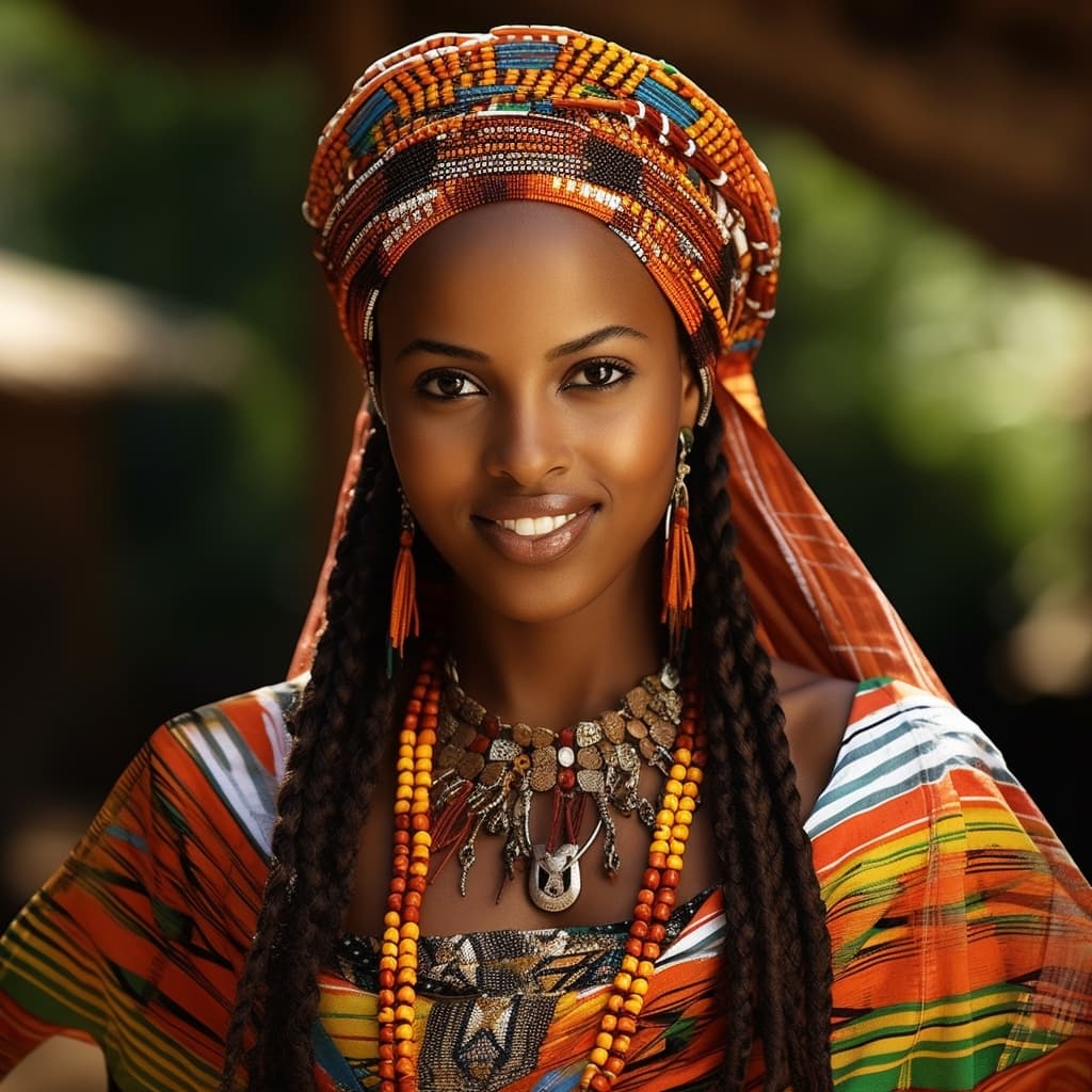 Swahili woman from Swahili coast (Kenya, Tanzania, Mozambique, Comoros)