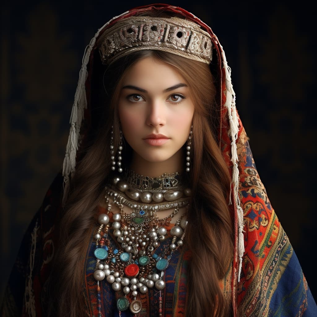 Tajiks woman from Afghanistan, Tajikistan, Uzbekistan