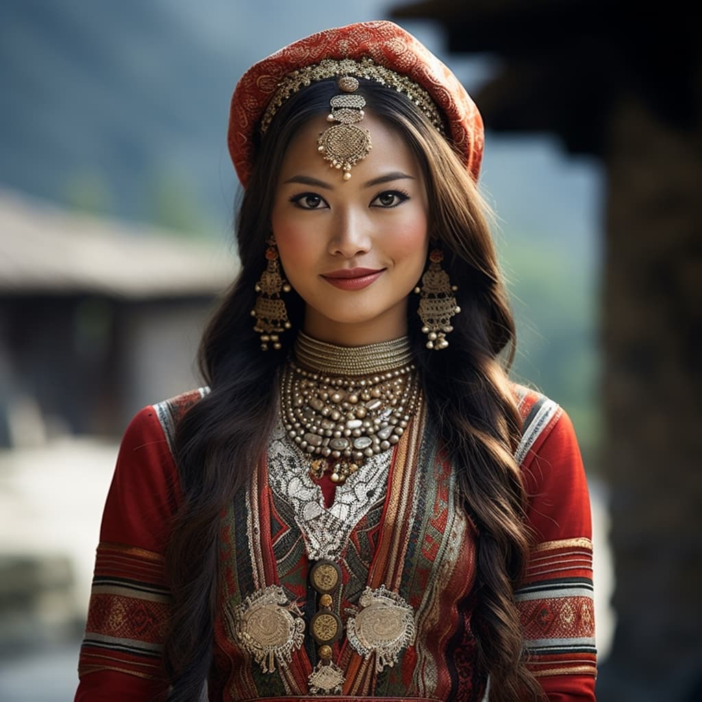 Tamangs woman from Nepal, Sikkim
