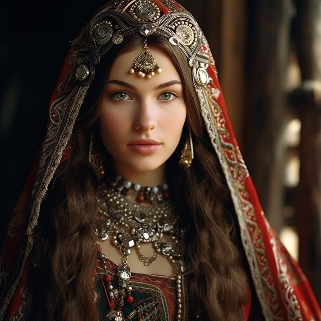 Tatars woman from Tatarstan (Russia)
