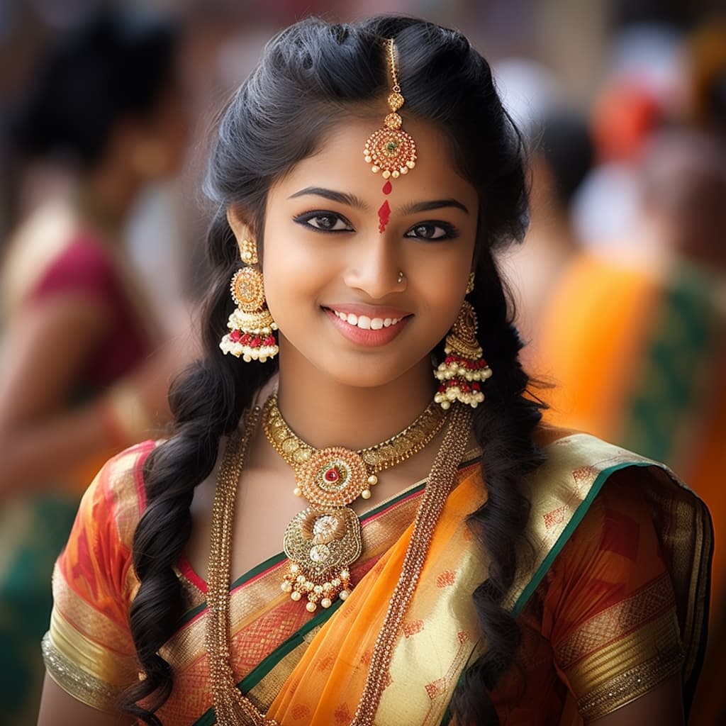 Telugu woman from India (Andhra Pradesh, Telangana)