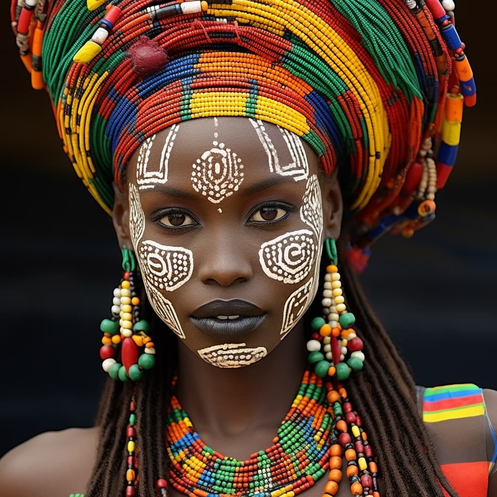 Toucouleur woman from Futa Tooro (Senegal)