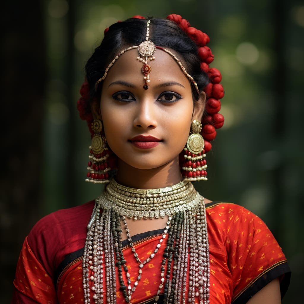 Tripuri woman from Tripura (India)