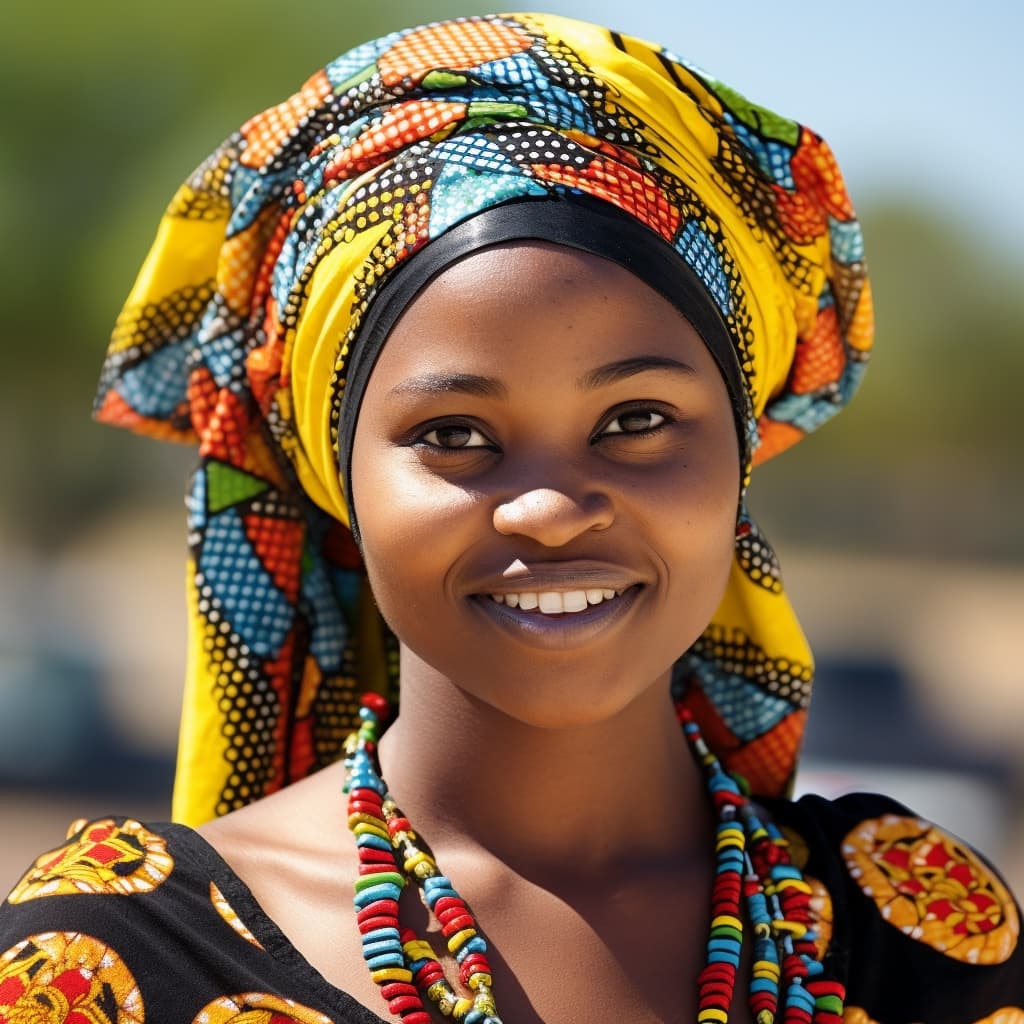 Tsonga woman from Mozambique (Maputo City and Maputo Province, Gaza Province), South Africa (Limpopo, Mpumalanga)