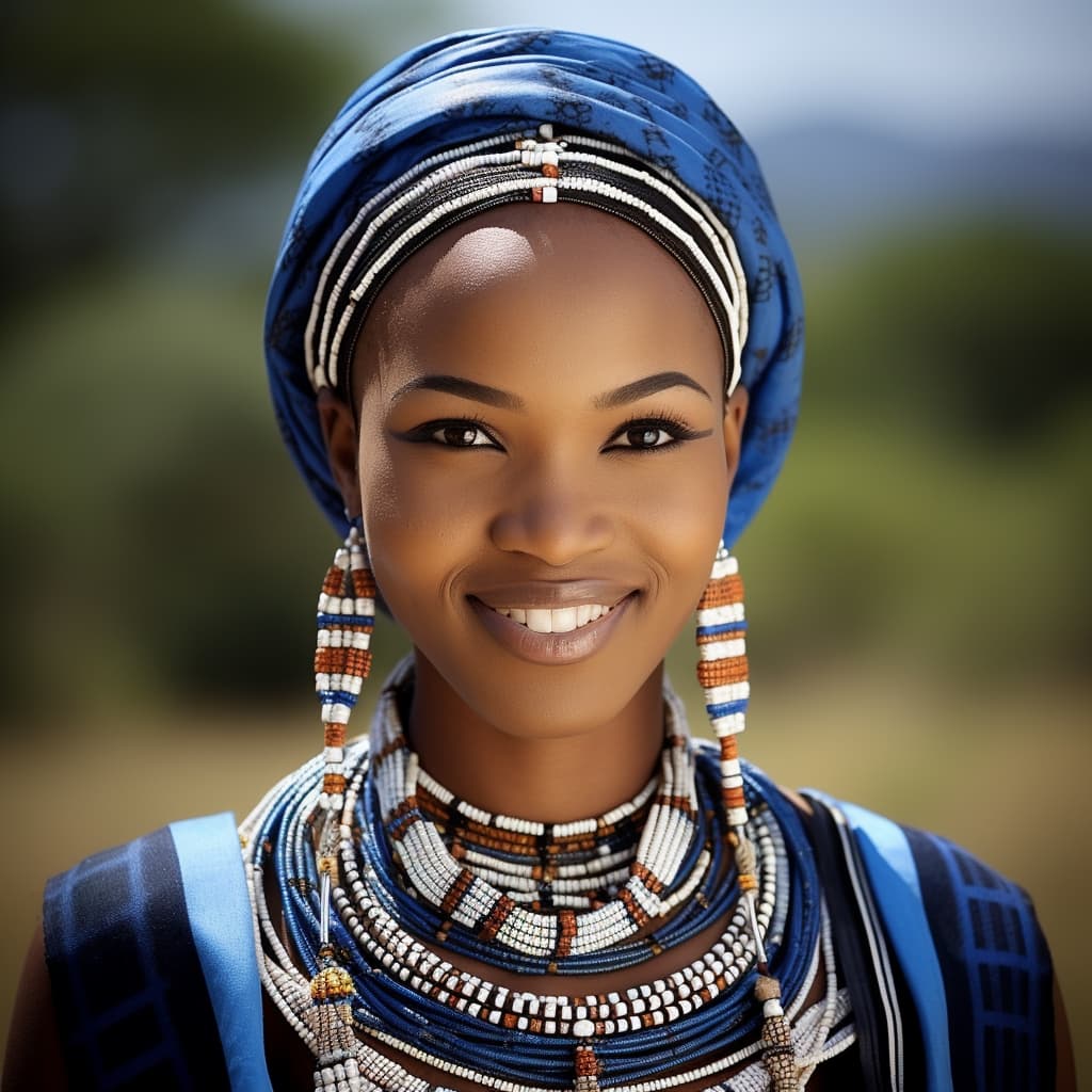 Tswana woman from Botswana, South Tswanaland (South Africa)