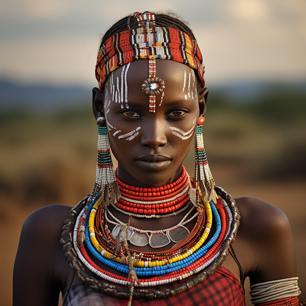 Turkana woman from Turkanaland (Kenya)