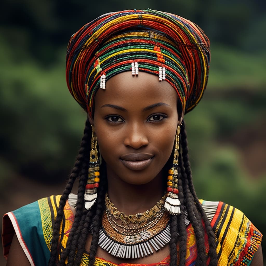 Tutsi woman from Rwanda, Burundi, Kivu (Democratic Republic of the Congo)