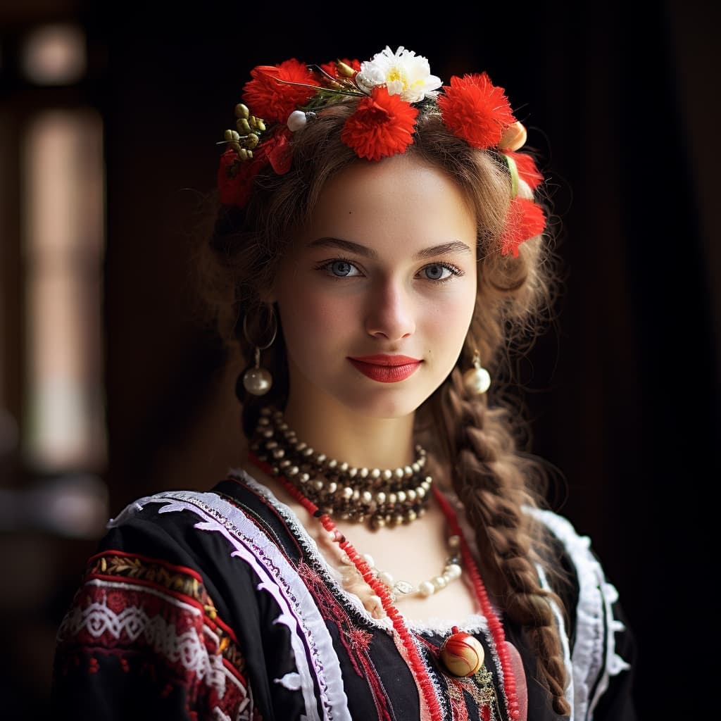 Walloons woman from Wallonia (Belgium)