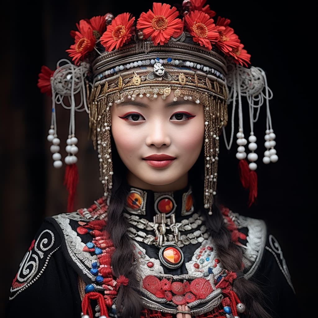 Waxiang woman from Hunan (China)