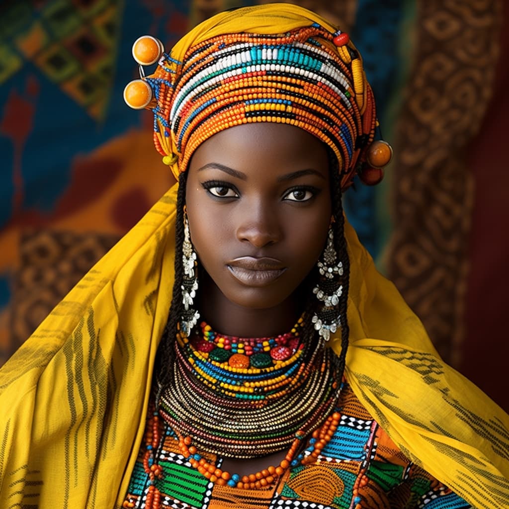 Wolof woman from Senegambia (Senegal, The Gambia)