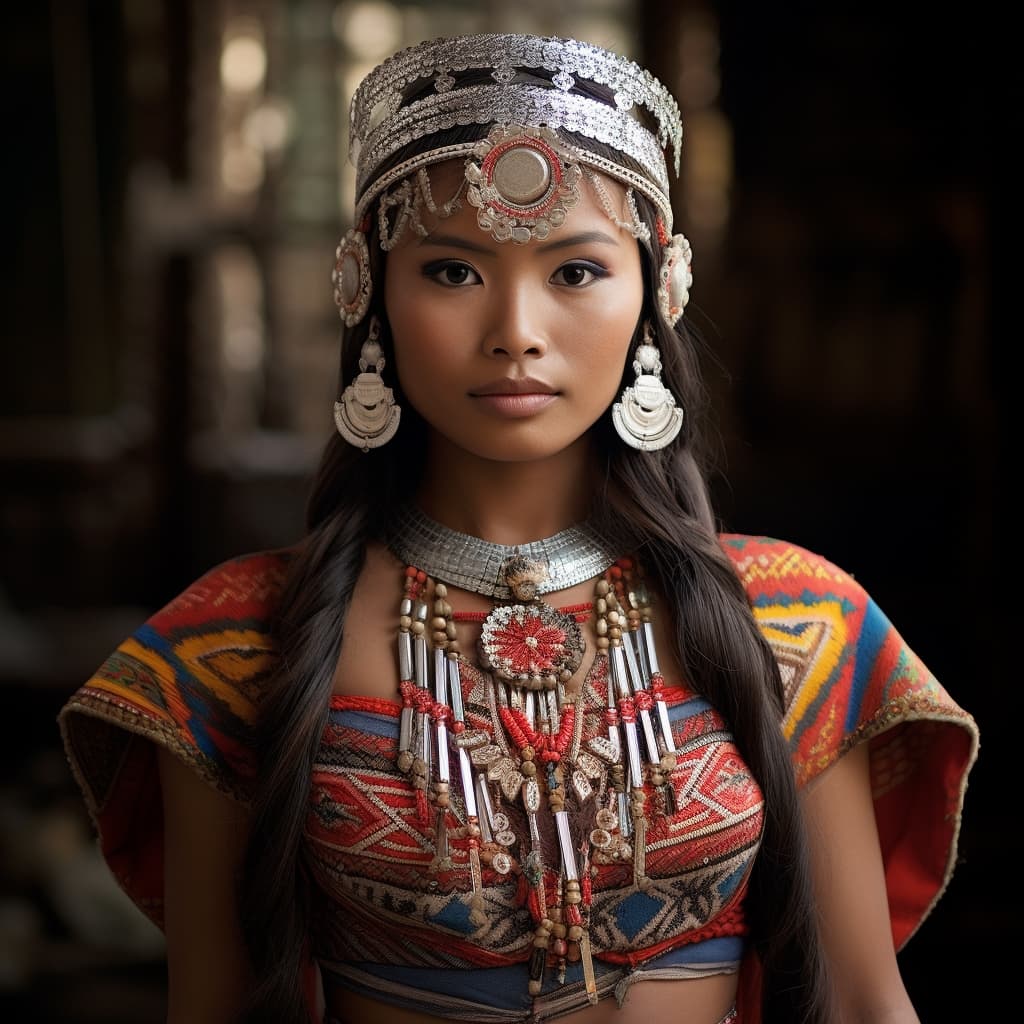 Yakan woman from Basilan (Philippines)