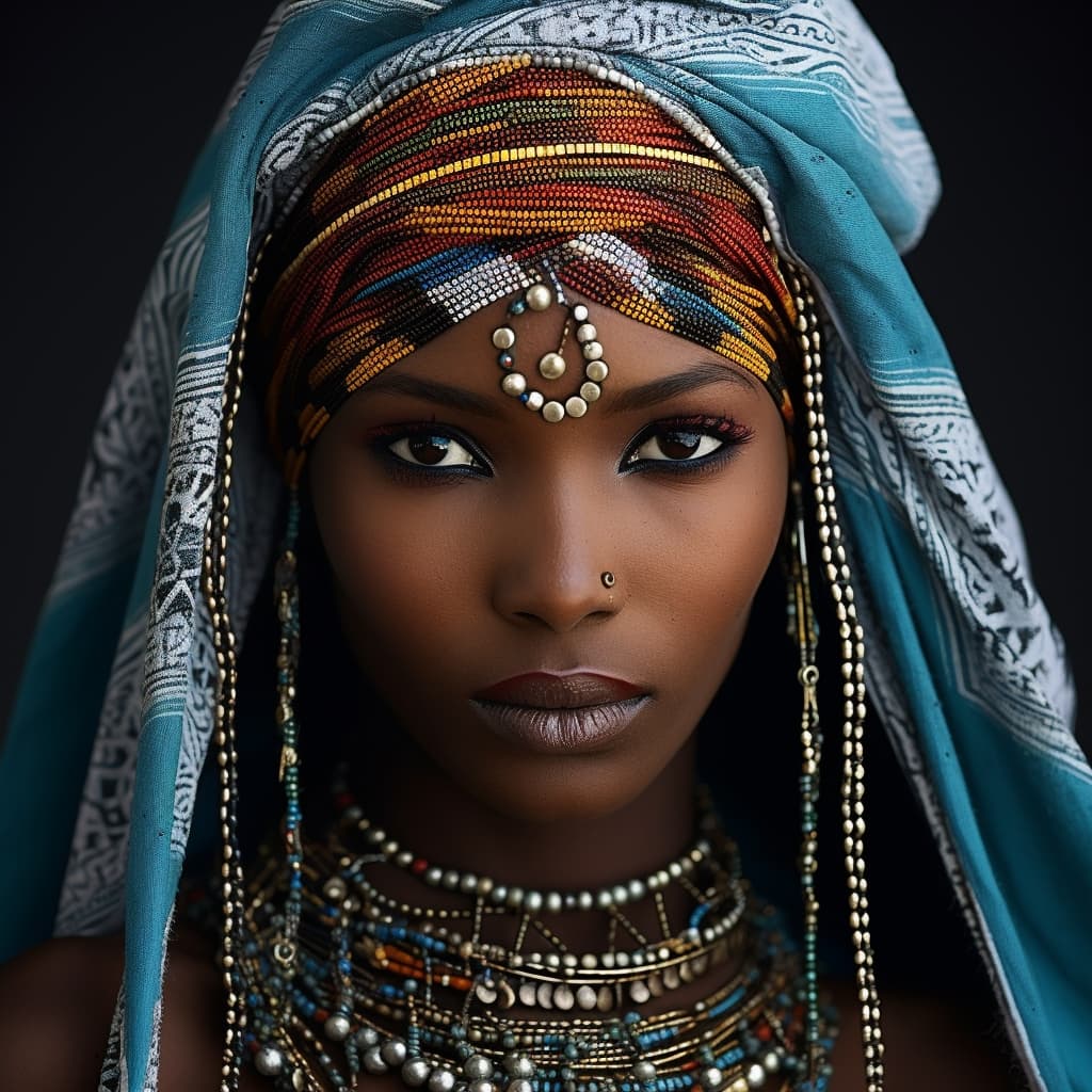 Zaghawa woman from Chad, Sudan