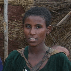 Agaw woman from Horn of Africa (Ethiopia, Eritrea)