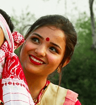 Ahom woman from Assam (India)