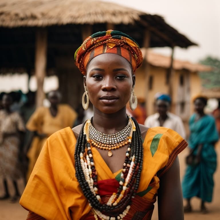 Ewe woman from Togo, Ghana