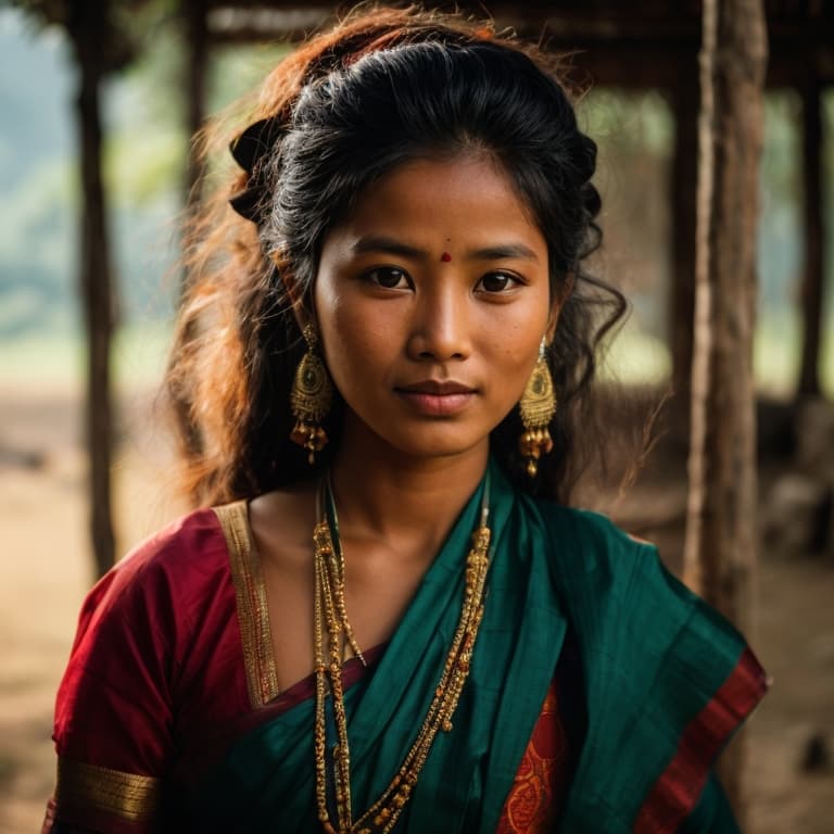 Chakmas woman from Chittagong Hill Tracts (Bangladesh)