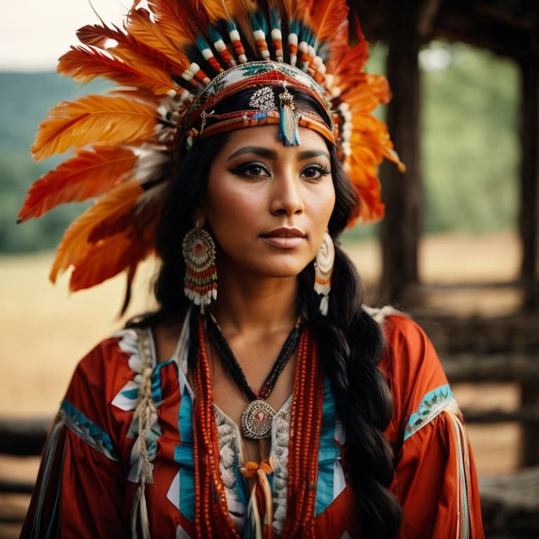 Cherokee woman from United States (North Carolina, Tennessee)