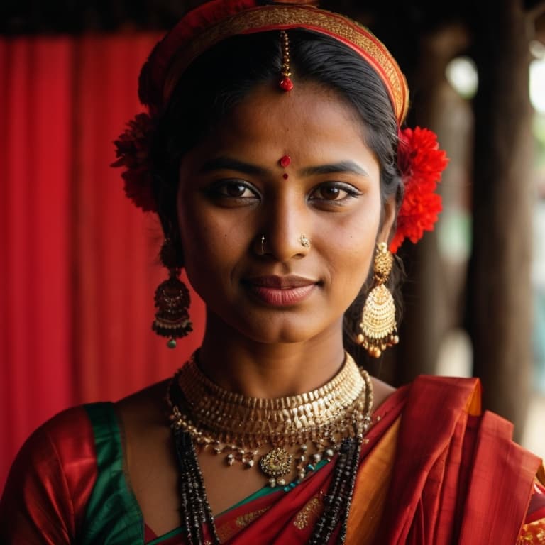 Chutiya woman from Assam (India)