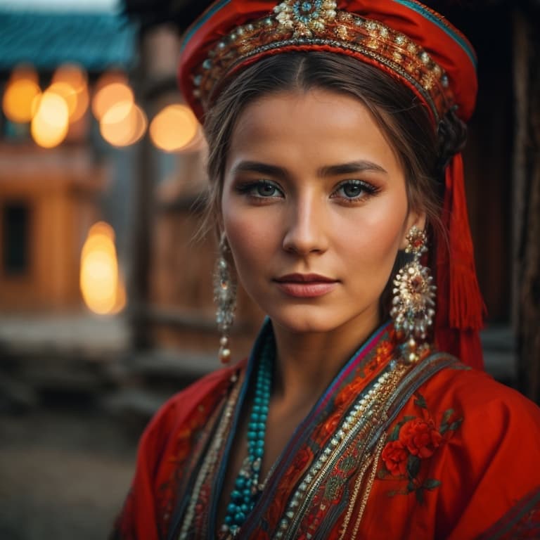 Chuvash woman from Chuvashia (Russia)