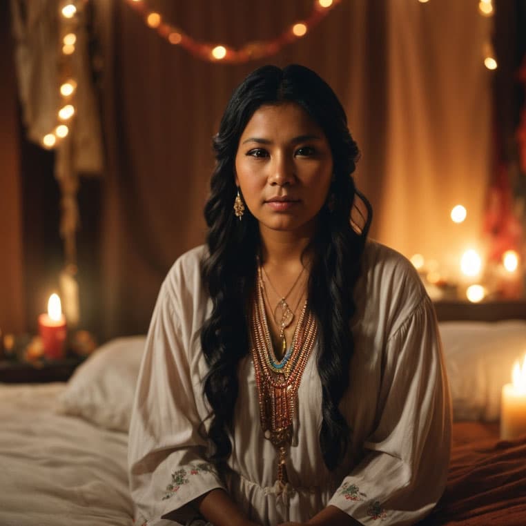 Cree woman from Canada (Alberta, Saskatchewan, Manitoba, Ontario, Quebec, Newfoundland and Labrador)